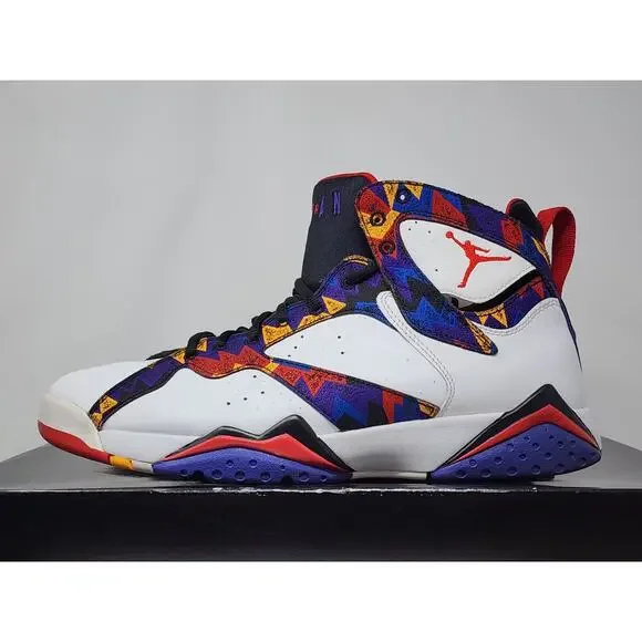 Air Jordan 7 Retro SWEATER 304775 142 Size 10.5 PRE-OWNED - Picture 3 of 8